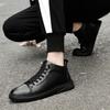 Fashion Men Boots 2024 New Mens Sneakers Classic High Top Male Comfortable Walking Shoe Genuine Leather Warm Winter Boots Men