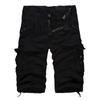 Men's Summer Multi-Pocket Cargo Shorts Men's Casual Fashion Solid Color Loose Cargo Shorts