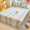 1pcs  Cotton Bed Sheet Flower Series Printed Double Top King Sheets for Girls Boys Kids Single Queen King Size Bed Linen