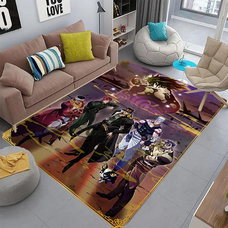 Vibrant Manga Artistry carpet floor mats Home Decor Bathroom mat Office chair cushion Art