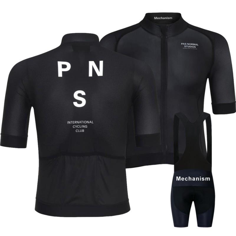 Mens Cycling Jersey Bib Shorts Set Breathable Road Bike Outfit