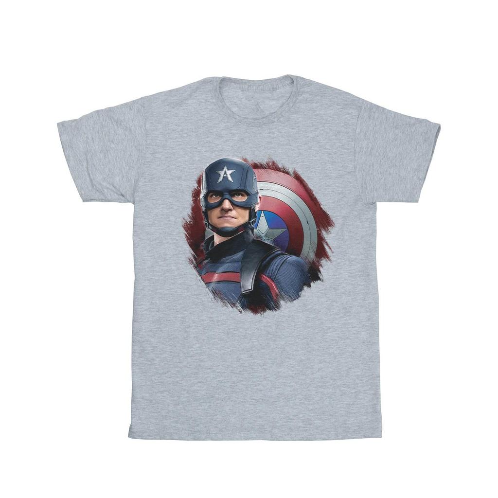 Marvel Mens The Falcon And The Winter Soldier Captain America Stare T-Shirt