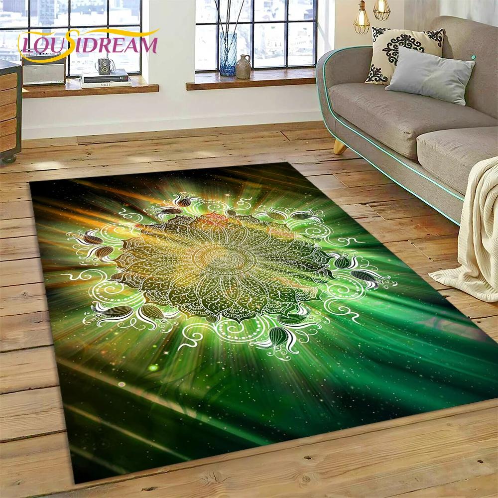 Медитация Мандала Богемия Дух Природы Ковер Коврик для Йоги для Дома Гостиной Спальни Дивана Придверный Коврик Декор, Ковер с Областью Нескользящий Коврик
