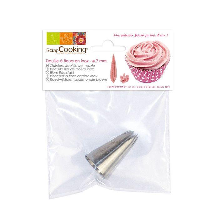 Douille pâtisserie inox - Fleur