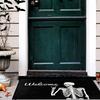 1Pcs 50cm X 80cm Skull Welcome Door Mat For Halloween Indoor Outdoor Decoration