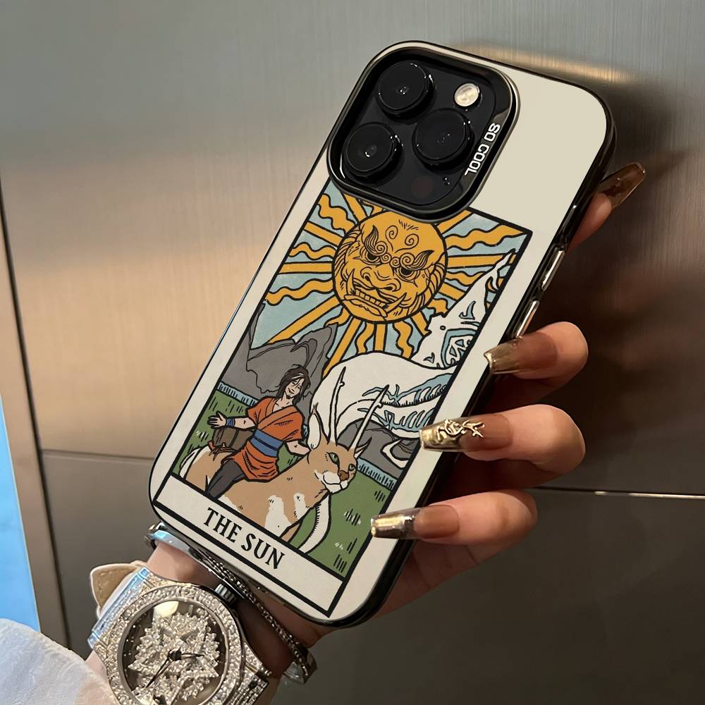 Avatar Tarot Phone Case For IPhone17 16 11 12 13 14 15 16 Pro Max Plus Cover Colored Silver Funda Bumber