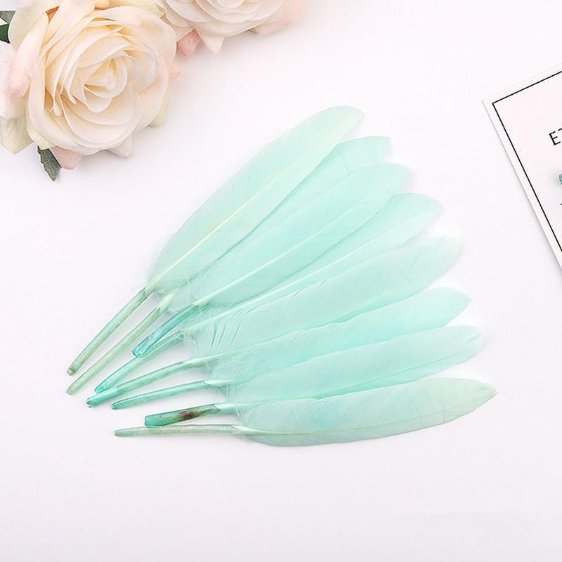 20/100pcs Duck Feathers DIY Feathers for Jewelry Making Plumes Earring Home Wedding Decoration Plumas Crafts Accessories 10-15CM