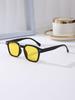 Новые прямоугольные солнцезащитные очки Женские Мужские Модные Дизайнерские Крутые Очки Женские Мужские Маленькая оправа Уличные Очки UV400