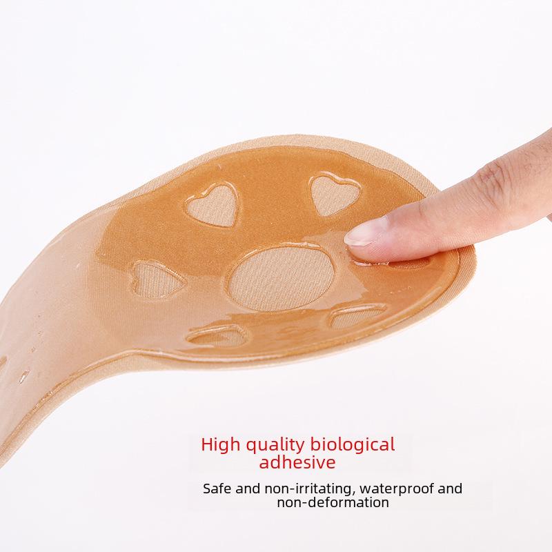 Накладки на соски из тонкой ткани с заячьими ушками для большой груди — антипровисающие, защищающие от воздействия окружающей среды, невидимые и поддерживающие наклейки на бюстгальтер.