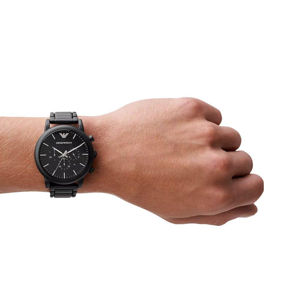 Emporio Armani AR1895 Luigi Black Chronograph Men's Watch