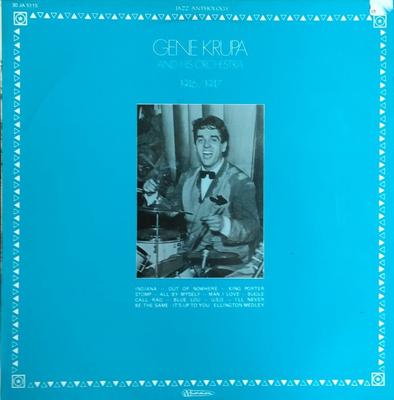Виниловая пластинка GENE KRUPA & HIS ORCHESTRA - 1946 / 1947 JA5115 Musidisc 1975 Франция Джаз Б/у