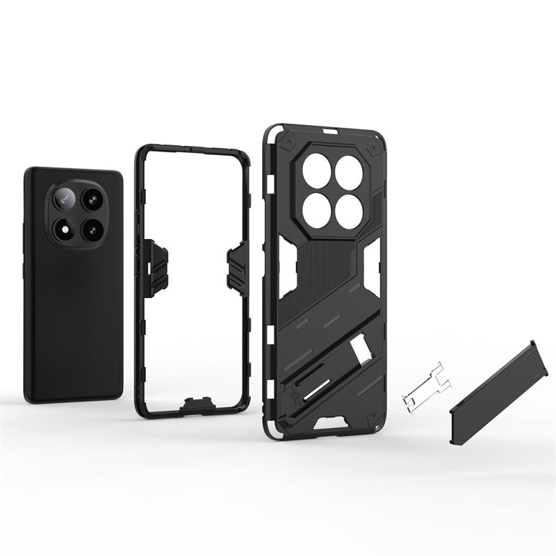 Phone Holder Case For Redmi Note 14 Pro Case Anti-knock Armor Back Cover For Redmi Note 14 Pro 5G Case For Redmi Note14 Pro Plus