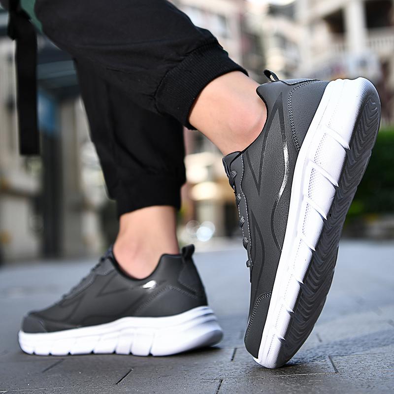 New Men's Sneakers Comfortable Soft Bottom Hiking Shoes Light Non-slip All Day Walking Work Sneakers Outdoor Trail Running Shoes