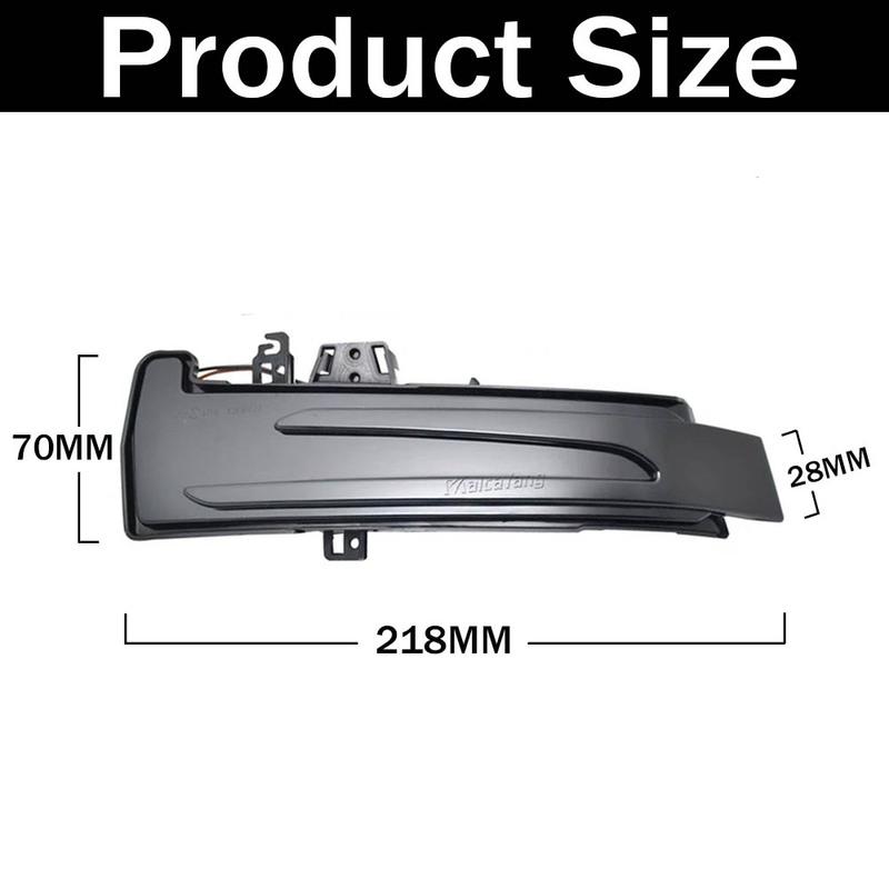 Puddle Lamp For Mercedes Benz W176 W246 W212 W204 C117 X156 X204 W221 A B C E S CLA GLA GLK Class Mirror LED Turn Signal
