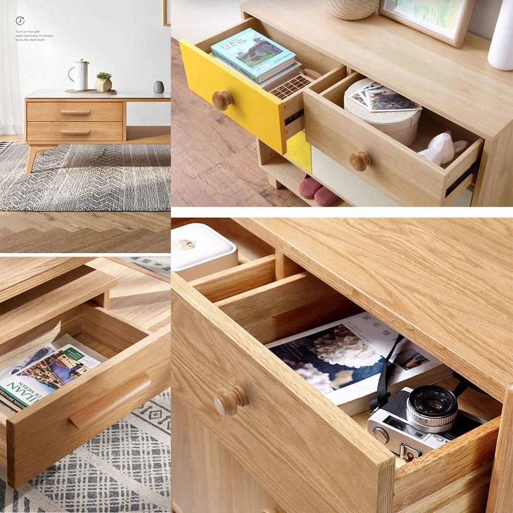 8 Styles Solid Safety Wooden Cabinet Knob Drawer Wood Handles Furniture Hardware Pull Handle Knobs