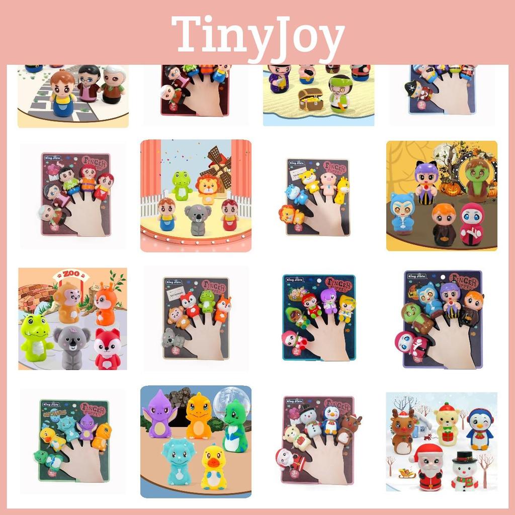 Soft Pvc Animal Finger Puppets For Early Education And Family Fun Halloween Pumpkin Monster