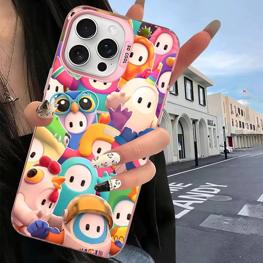 Чехол для телефона F-Fall G-Guys Game для iPhone 17 16 15 14 13 MAX Матовый Ударопрочный Задний Противоударный Матовый Чехол