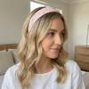 Non-slip Acrylic Rhinestone Headbands Colorful Hair Accessories Wide Hair Hoops  Women Girls