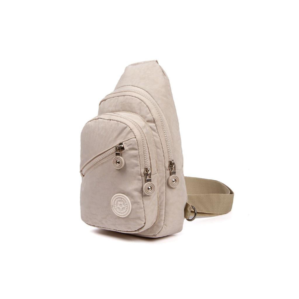 Сумка унисекс из мятой ткани на пояс и через плечо, нагрудная сумка для путешествий, повседневная сумка