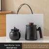 Chaxun Ceramic Anti-Scald Teacup & Tea Caddy Gift Set