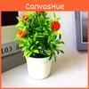 Mini Rose Flower Potted Home Decoration Ornaments For Tabletop Gift Decor