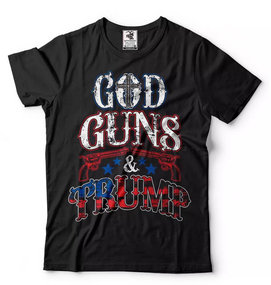 God Guns and Trump USA America Trump 2024 T-Shirt 2nd Amendment Tee Shirt