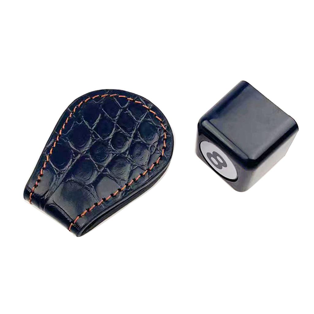 Магнитный чехол для мела Кожаные чехлы для мела для пула, бильярда, снукера Кожаные чехлы для ремня Футляр для мела Аксессуары для бильярда