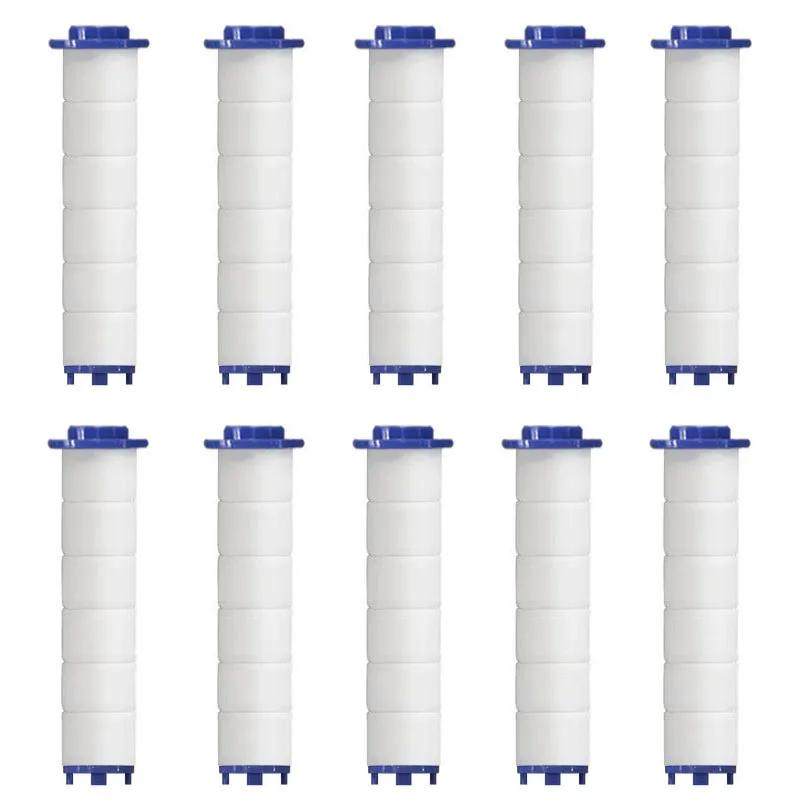 Hand Shower Filters Set of 10 Replacement Filters for Hard Water Remove Chlorine and Harmful Substances More Effectively