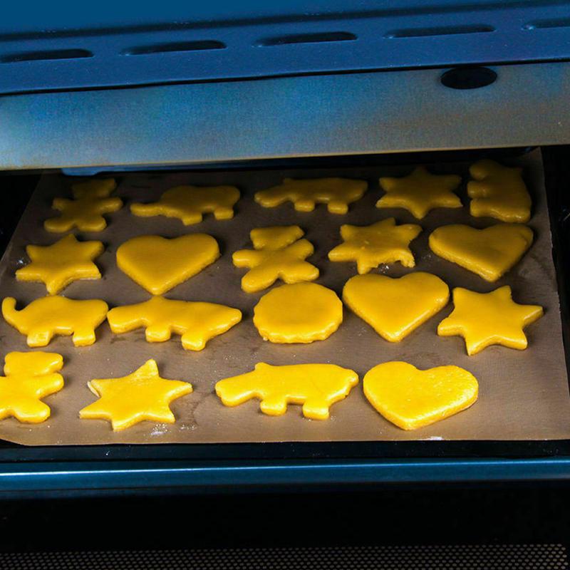 Многоразовый коврик для выпечки, масляная бумага, кондитерская выпечка, термостойкая антипригарная масляная бумага для барбекю