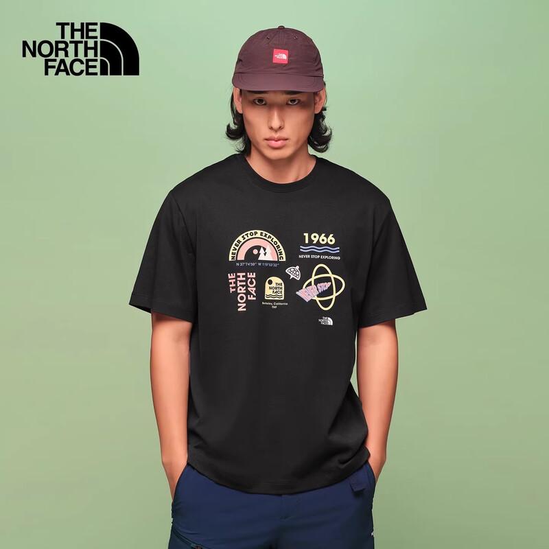 The North Face Унисекс Футболка с принтом, с коротким рукавом, для активного отдыха