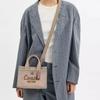 COACH Cargo 20 Logo Sign Removable Shoulder Strap Tote Bag Shopping Bag Shoulder Canvas Handbag Small Women's Light Khaki