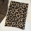 Lightweight Imitation Wool Scarf Korean Style Winter Shawl Fashion Leopard Print Scarf  Gift