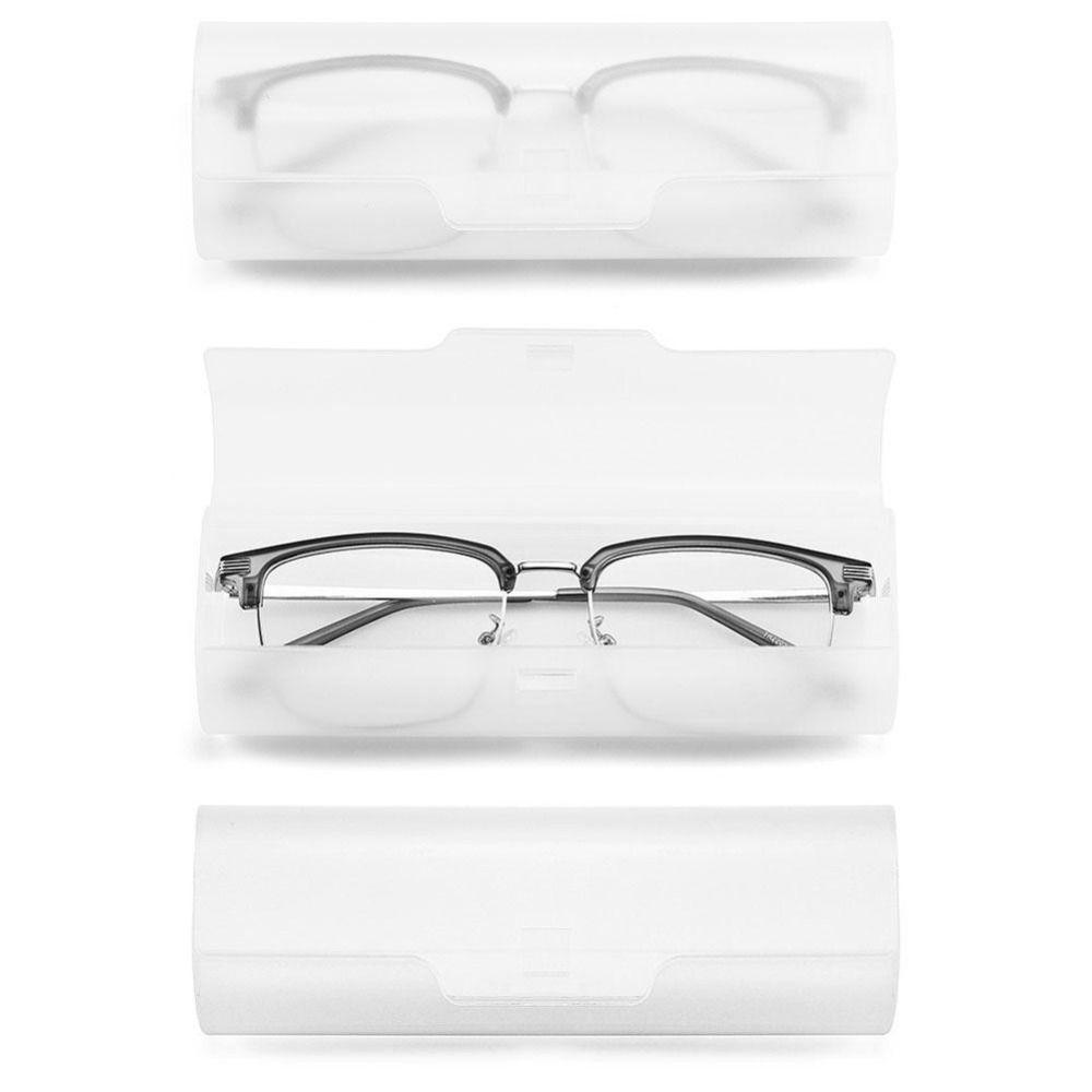 Прозрачный футляр для очков Матовый футляр для очков Простая коробка для хранения очков