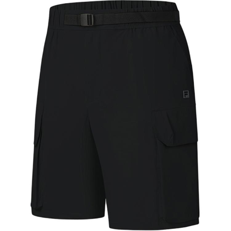 Новые шорты карго для фитнеса FILA Мужские Черный A51M521802F-BK