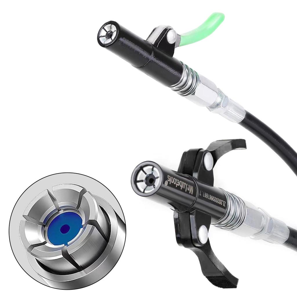 Высокопроизводительная муфта для смазочного шприца Быстроразъемные муфты для смазки, совместимые со всеми смазочными шприцами Фитинги 1/8"NPT