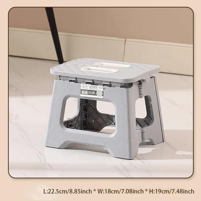 Thickened Plastic Folding Saddle Stool (1pc) – Portable Adult Chair for Outdoor Fishing & Leisure Activities