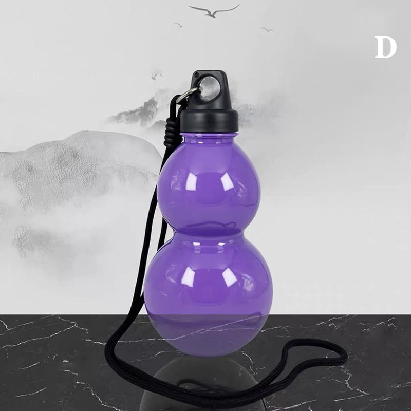 Бутылка для воды из тыквы 750 мл, большая емкость, чайник для воды из тыквы, китайский ретро-стиль, герметичный кувшин для воды для спорта на открытом воздухе