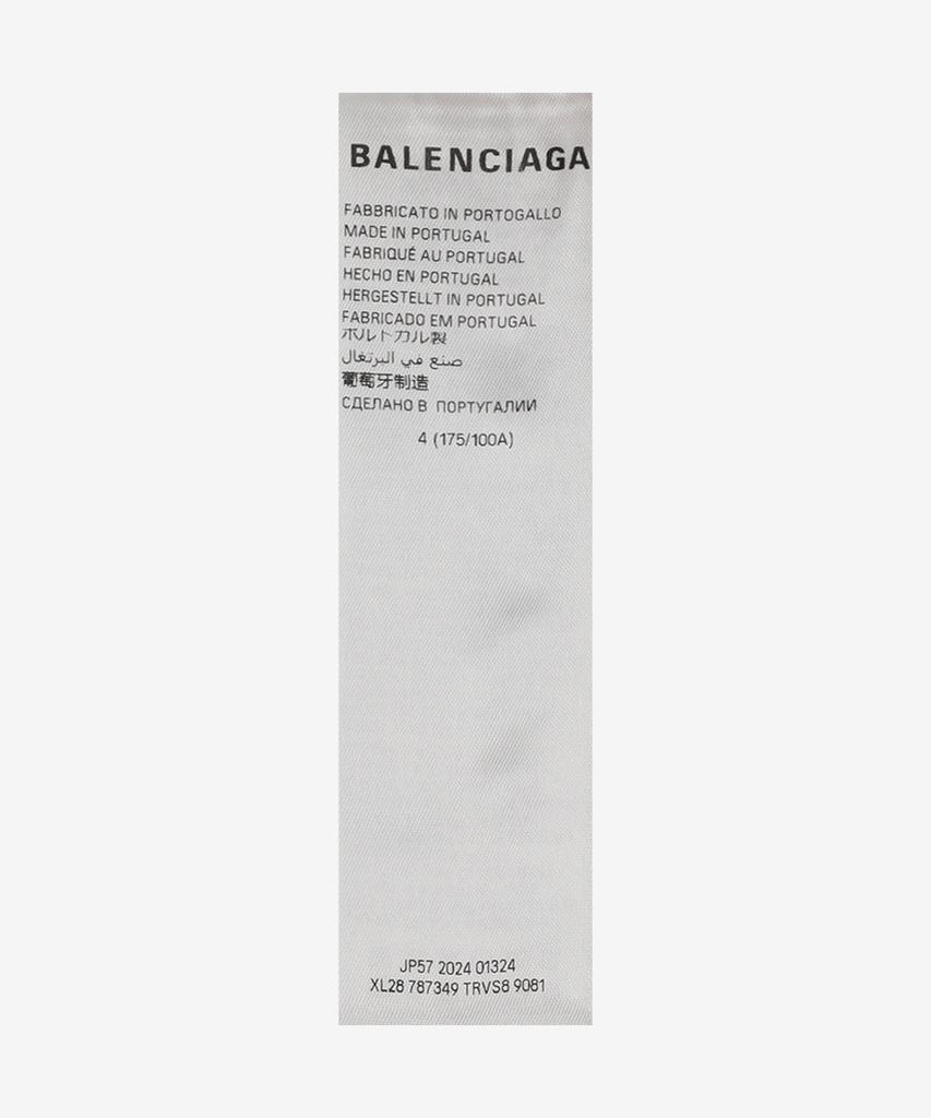 Ballensiaga 3B Liquified Oversized Short Sleeve T-Shirt - White / 787349Trvs89081