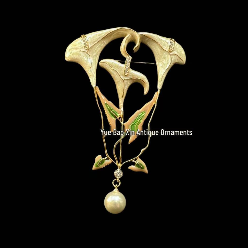 Ретро Западная Эмалированная Брошь: Лацкан-булавка с эффектом капель масла для костюмов и пальто