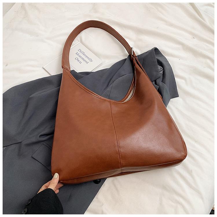 Bags Women's Large Capacity 2025 New Spring and Autumn Versatile Premium Sense Shoulder Messenger Bag Commuter Soft Pitot Bag