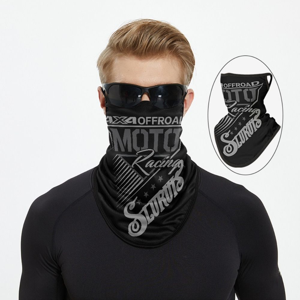 Ear-hanging Cycling Face Scarf Sun Protection Motorcycle Headscarf Hiking Camping