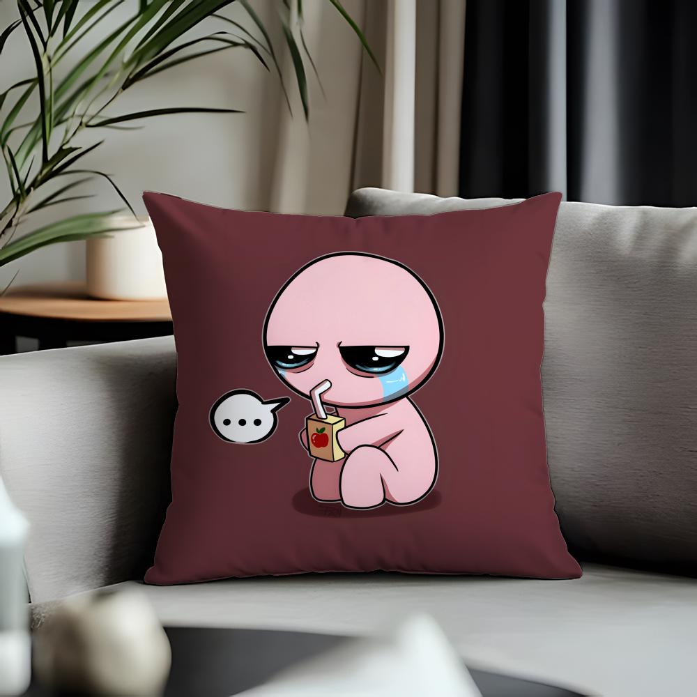 Горячая Наволочка для Подушки The Binding of Isaac Пыленепроницаемая Наволочка Невидимая Молния Шелковистый Короткий Плюш Чехол на Подушку Дивана