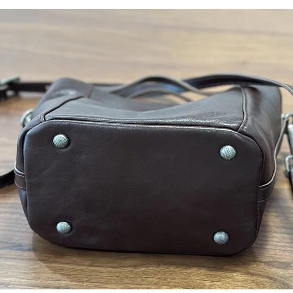 Johnature Сумка-ведро из натуральной кожи, повседневная однотонная женская сумочка, универсальная сумка через плечо