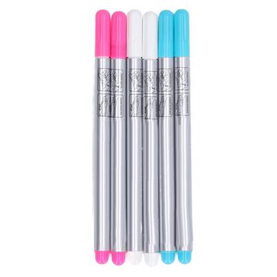 6 шт. Вышивальная ручка 3 цвета Мягкий наконечник Термоисчезающая Водорастворимая Стираемая Инструмент для шитья и измерения