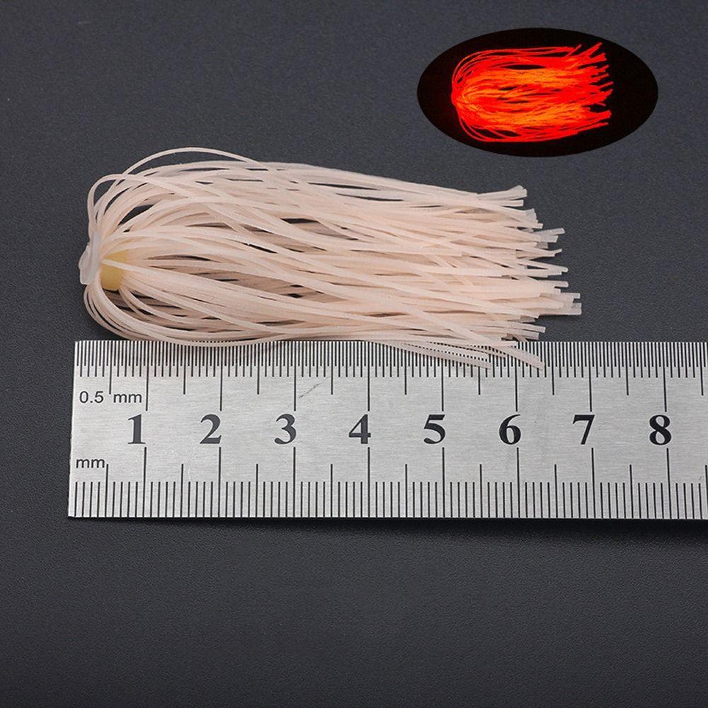 88 Strands Fishing Umbrella Skirts Luminous Silicone Jig Skirts  DIY Spinnerbaits