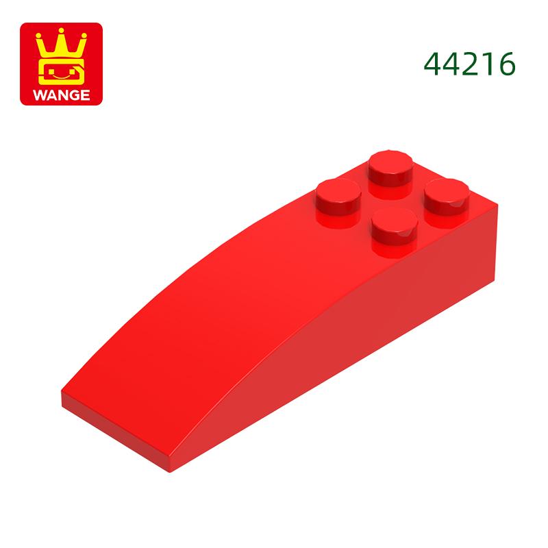 Нетоксичный 34 шт./лот №44126 Изогнутый 6 x 2 Блок Moc Цветные Аксессуары Совместимые с Изогнутым Кирпичом DIY Игрушки Для Головоломки Мозга из Частиц
