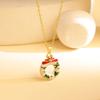 Necklace Female European and American Christmas Versatile Atmosphere Necklace Niche Design High-end Titanium Steel Accessories