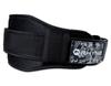 RHYNO Training Belt for Weight Lifting Muscle Lower Back Sizes with Selectable Patterns Training/Pad Support/Women's Men's (Black, S)