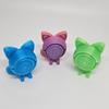 3D-печатная модель кошки Гибкая статуэтка C Движущаяся кошка Пластиковые животные Фигурка Глаза Забавные игрушки-антистресс Для /СДВГ Детские подарки