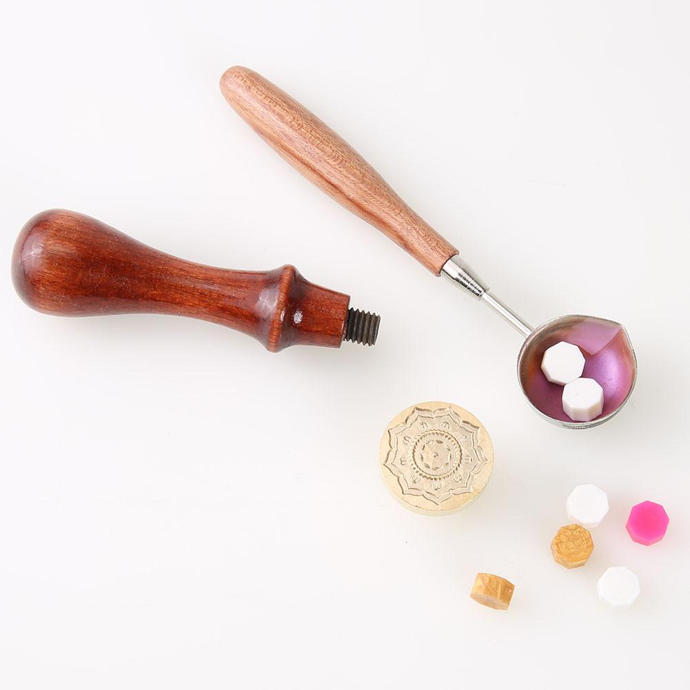 Plant Seal Flower Seal Wax Seal Stamp Retro Antique Sealing Wax Scrapbooking Stamps HEAD Wedding Decorative Invitation